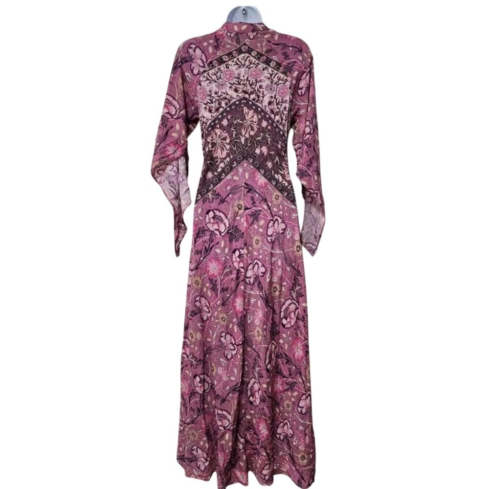 FREE PEOPLE Jen's Pirate Booty Baroque Hyacinth Maxi Size L New w/o Tag $289 SOO - Picture 10 of 12